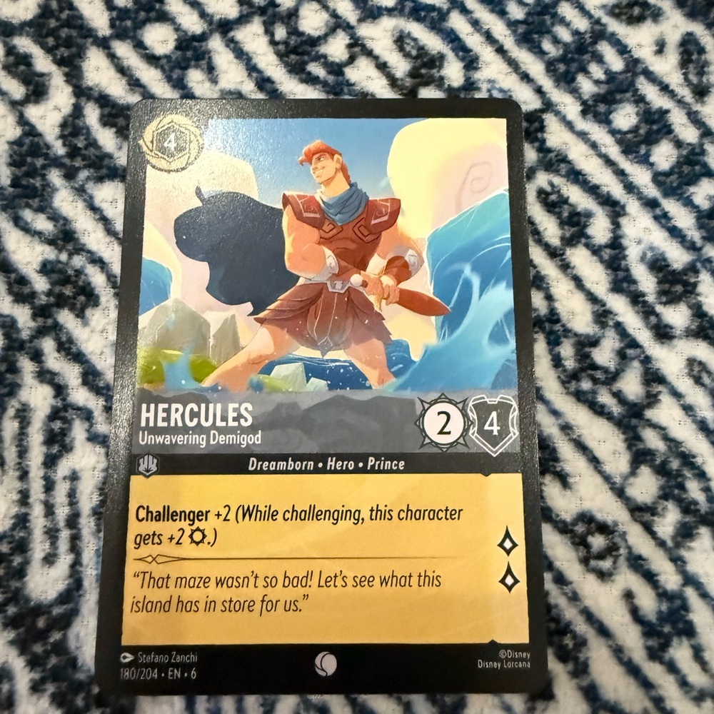 Disney Hercules Card Game